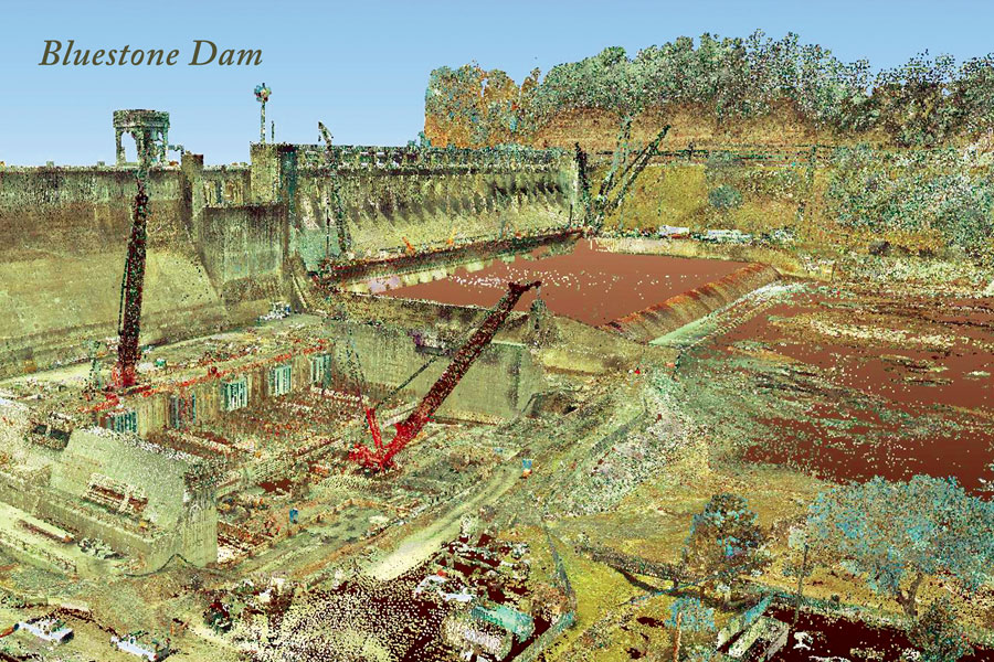 Bluestone Dam 3D HDS Scan